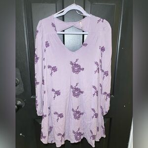 SOLD - Free People Floral Tunic Dress